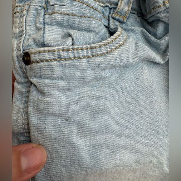 Zara baby boy washed denim 5 pocket shorts , adjustable. Sz 18-24 - Picture 2 of 4